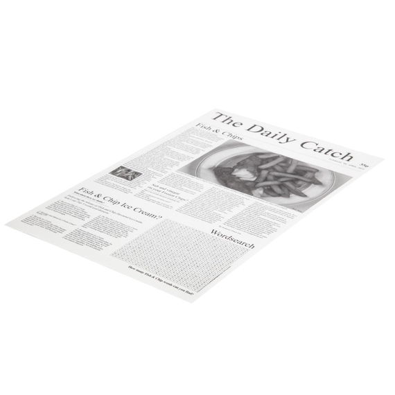 Wachspapier Zeitungsdruck 27 x 42cm (500 Stück) 2 Wachspapier Zeitungsdruck 27 x 42cm (500 Stück)