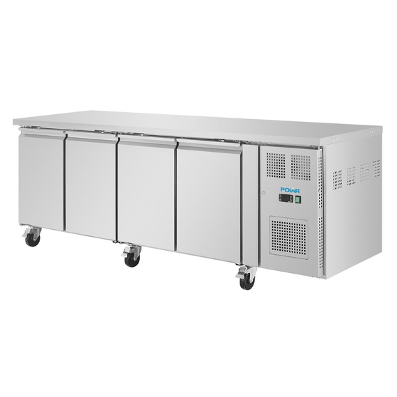Polar U-Serie Arbeitstisch-Kühlschrank mit vier Türen 553Ltr 1 Polar U-Serie Arbeitstisch-Kühlschrank mit vier Türen 553Ltr