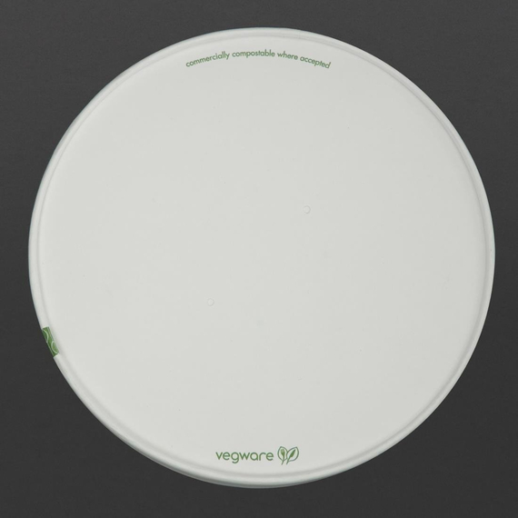 Kompostierbare Deckel der Vegware 185-Serie (300 Stück) Kompostierbare Deckel der Vegware 185-Serie (300 Stück)