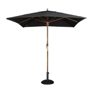 Bolero quadratischer Sonnenschirm schwarz 2,5m