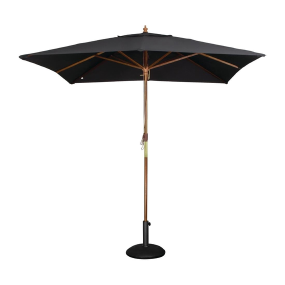 Bolero quadratischer Sonnenschirm schwarz 2,5m Bolero quadratischer Sonnenschirm schwarz 2,5m