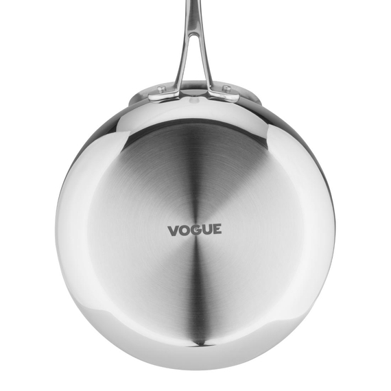 Vogue Tri-Shield Edelstahl Bratpfanne mit Clad-Beschichtung 24cm 4 Vogue Tri-Shield Edelstahl Bratpfanne mit Clad-Beschichtung 24cm