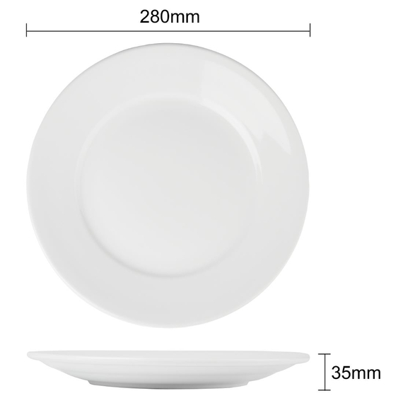 Olympia Athena runde Teller mit breitem Rand 28cm (6 Stück) 7 Olympia Athena runde Teller mit breitem Rand 28cm (6 Stück)