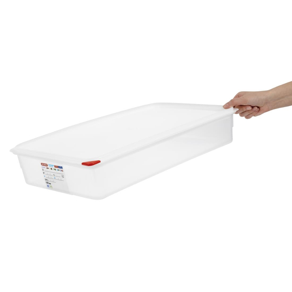 Araven Polypropylen 1/1 Gastronorm Lebensmittelbehälter 13,7 Ltr mit Deckel (4 Stück) 5 Araven Polypropylen 1/1 Gastronorm Lebensmittelbehälter 13,7 Ltr mit Deckel (4 Stück)