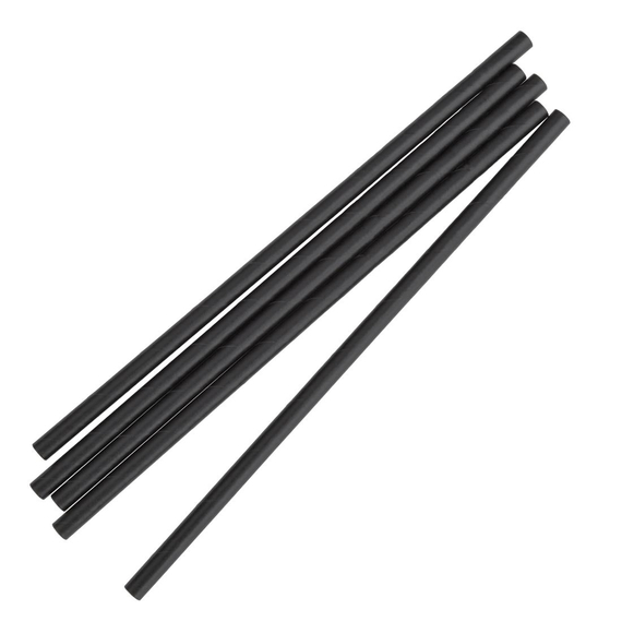 Fiesta Kompostierbare Einzeln Verpackte Papierstrohhalme Schwarz (250 Stück) 2 Fiesta Kompostierbare Einzeln Verpackte Papierstrohhalme Schwarz (250 Stück)