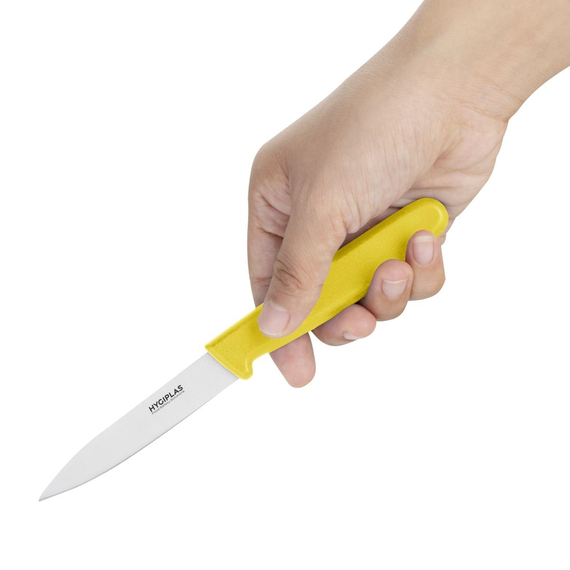 Hygiplas Schälmesser Gelb 8.3cm 1 Hygiplas Schälmesser Gelb 8.3cm