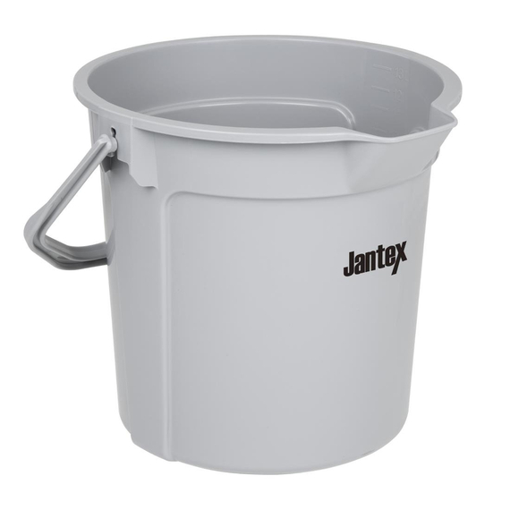 Jantex Grauer, abgestufter Eimer mit Ausgießer, 14 Liter Jantex Grauer, abgestufter Eimer mit Ausgießer, 14 Liter