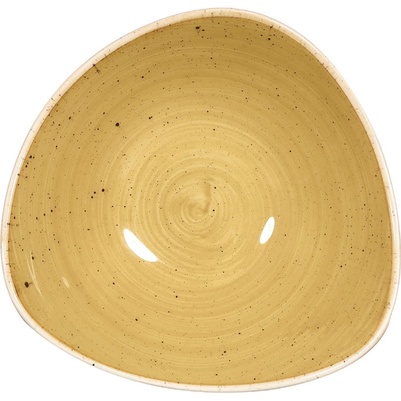 Churchill Stonecast Dreieckige Schüssel, Senfgelb, 185 mm (12 Stück) 1 Churchill Stonecast Dreieckige Schüssel, Senfgelb, 185 mm (12 Stück)