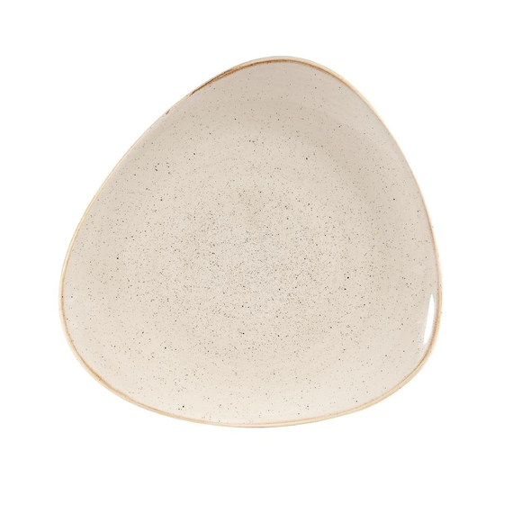 Churchill Stonecast Dreieckige Teller, Muskatcreme, 265 mm (12 Stück) Churchill Stonecast Dreieckige Teller, Muskatcreme, 265 mm (12 Stück)