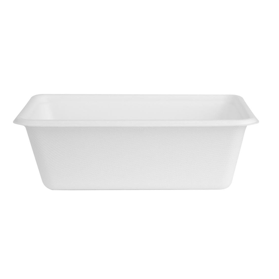 Fiesta Kompostierbare Bagasse Food Container Basen 800ml (100 Stück) Fiesta Kompostierbare Bagasse Food Container Basen 800ml (100 Stück)
