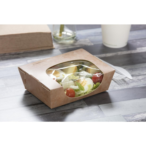 Colpac Zest Kompostierbare Salatboxen mit Sichtfenster 825ml (250 Stück) 8 Colpac Zest Kompostierbare Salatboxen mit Sichtfenster 825ml (250 Stück)