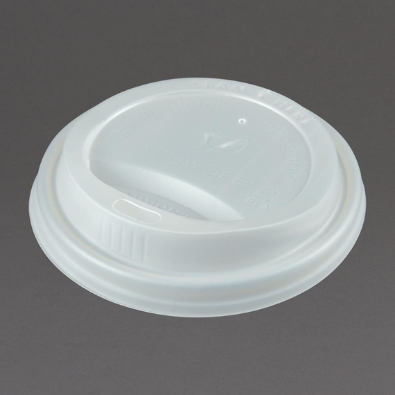 Vegware Kompostierbare Deckel für Heißgetränkebecher (1000 Stück) 2 Vegware Kompostierbare Deckel für Heißgetränkebecher (1000 Stück)