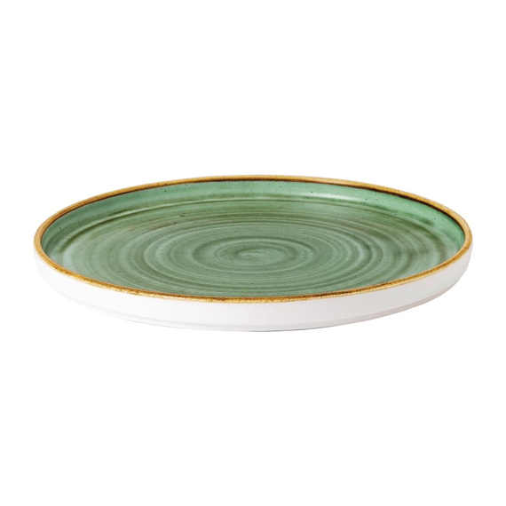 Steinguss-Platte mit grünen Wänden, Samphire, 10 1/4 Zoll (6 Stück) 1 Steinguss-Platte mit grünen Wänden, Samphire, 10 1/4 Zoll (6 Stück)