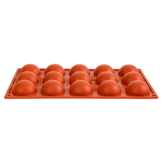 Pavoni Formaflex Silikon Halbkugelform 15 Stück 4 Pavoni Formaflex Silikon Halbkugelform 15 Stück