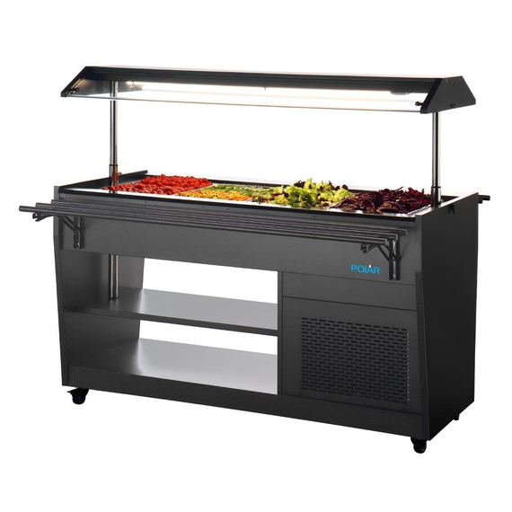 Polar G-Serie Gekühltes Buffet in Schwarz 7 Polar G-Serie Gekühltes Buffet in Schwarz