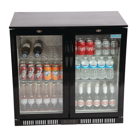 Polar Serie G Barkühlschrank mit 2 Klapptüren 198L 4 Polar Serie G Barkühlschrank mit 2 Klapptüren 198L