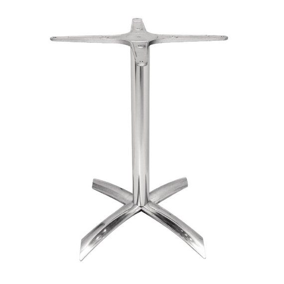 Bolero Klapptischbein aus Aluminium 1 Bolero Klapptischbein aus Aluminium