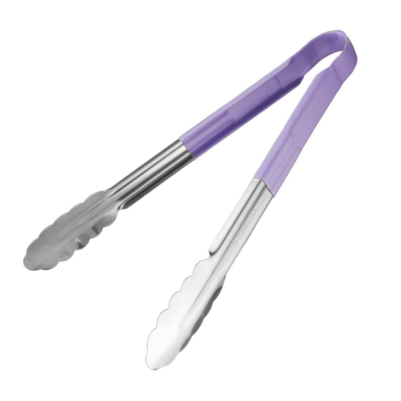 Hygiplas farbkodierte Servierzange violett 30cm Hygiplas farbkodierte Servierzange violett 30cm