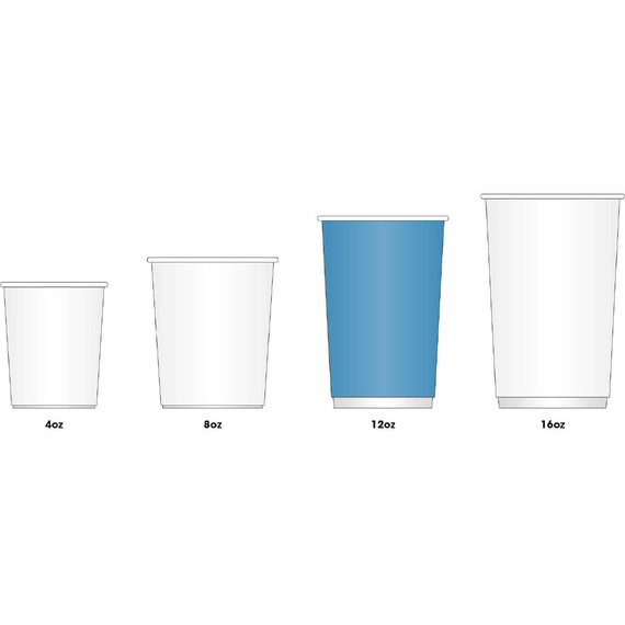 Fiesta Recyclable Coffee To Go Becher 340ml hellbraun x1000 (1000 Stück) Fiesta Recyclable Coffee To Go Becher 340ml hellbraun x1000 (1000 Stück)