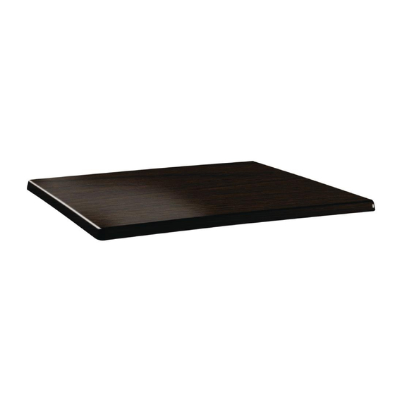 Topalit Classic Line rechteckige Tischplatte Wenge 120 x 80cm Topalit Classic Line rechteckige Tischplatte Wenge 120 x 80cm