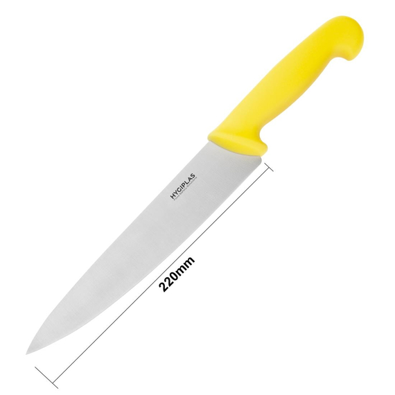 Hygiplas Kochmesser 21cm gelb 4 Hygiplas Kochmesser 21cm gelb
