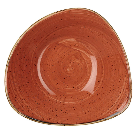 Churchill Stonecast Dreieckige Schüssel, Spiced Orange, 200 mm (12 Stück) 1 Churchill Stonecast Dreieckige Schüssel, Spiced Orange, 200 mm (12 Stück)