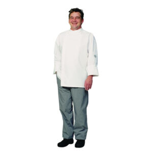Chaud Devant Santino Kochjacke lange Ärmel weiß S