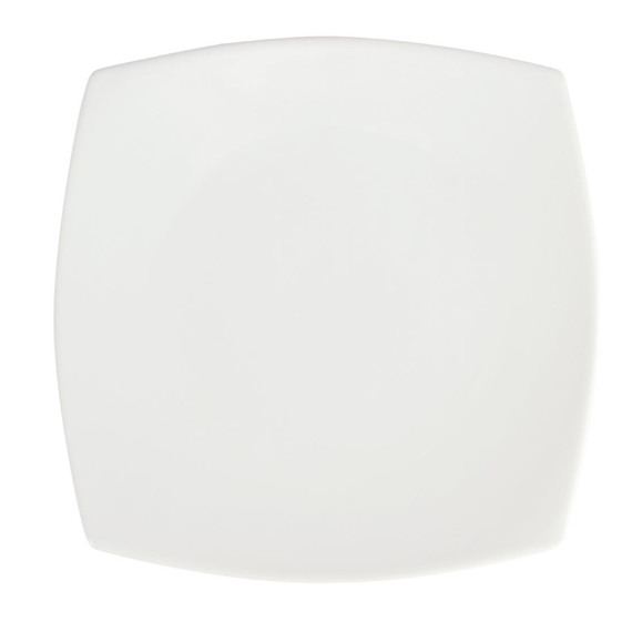 Olympia Whiteware abgerundete quadratische Teller 24cm (12 Stück) 1 Olympia Whiteware abgerundete quadratische Teller 24cm (12 Stück)