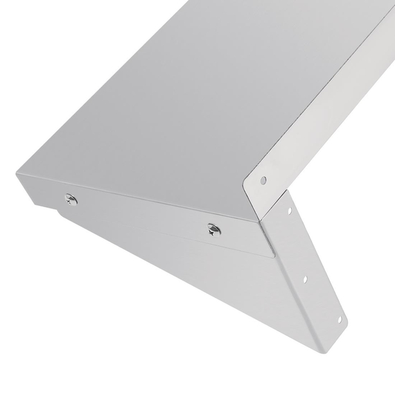 Vogue Edelstahl-Wandregal 90cm 4 Vogue Edelstahl-Wandregal 90cm