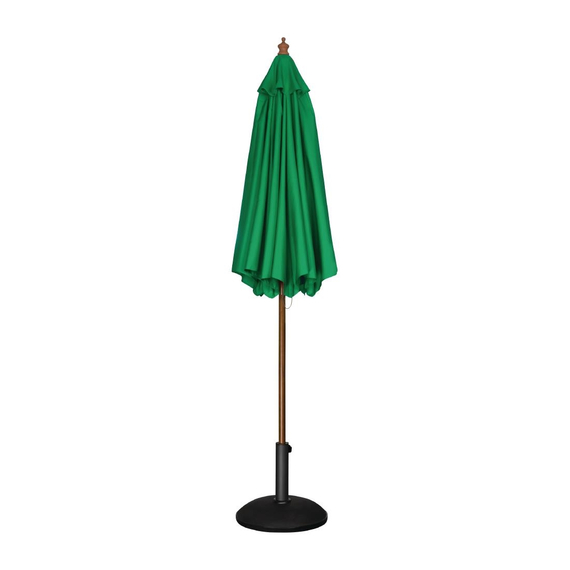 Bolero Runder Sonnenschirm 2,5m Durchmesser Grün 1 Bolero Runder Sonnenschirm 2,5m Durchmesser Grün