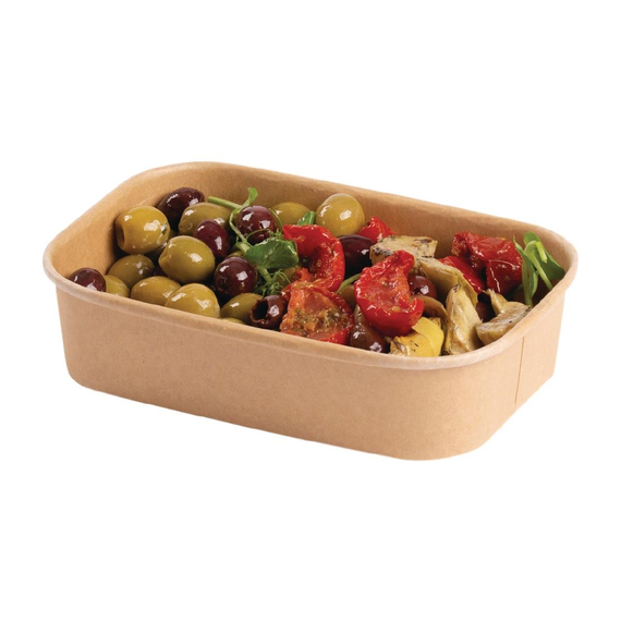 Colpac Stagione Recycelbare mikrowellengeeignete Lebensmittelboxen 500 ml (300 Stück) 8 Colpac Stagione Recycelbare mikrowellengeeignete Lebensmittelboxen 500 ml (300 Stück)