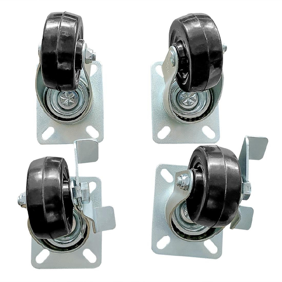 Polar Set aus 4 Standard und gebremsten Rollen Ersatzteil Passend für GE580 und GE581 Polar Set aus 4 Standard und gebremsten Rollen Ersatzteil Passend für GE580 und GE581