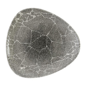 Churchill Studio Prints Kintsugi Quartz Schwarze Dreiecksplatte, 265 mm, (12 Stück)
