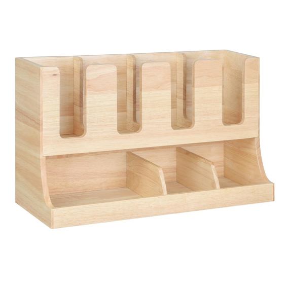 Olympia Tassen- und Gewürzstation aus Hevea-Holz 450x120x240mm 4 Olympia Tassen- und Gewürzstation aus Hevea-Holz 450x120x240mm