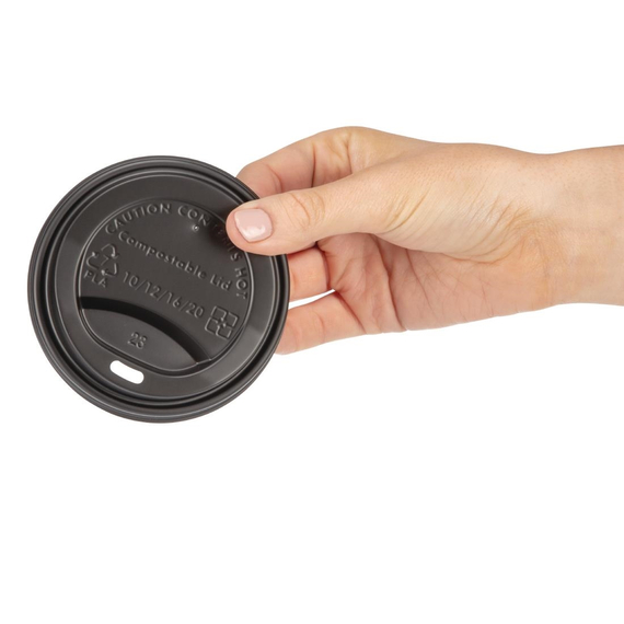 Fiesta Compostable kompostierbarer Deckel für Heißgetränkebecher 34cl (1000 Stück) 1 Fiesta Compostable kompostierbarer Deckel für Heißgetränkebecher 34cl (1000 Stück)