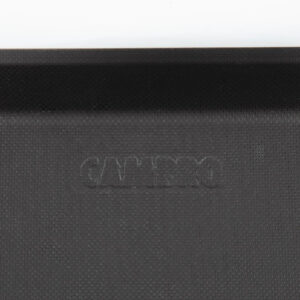 Cambro Treadlite rechteckiges rutschfestes Fiberglas-Tablett schwarz 45,7x35,5cm