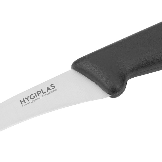 Hygiplas schwarz Tourniermesser 7cm 2 Hygiplas schwarz Tourniermesser 7cm
