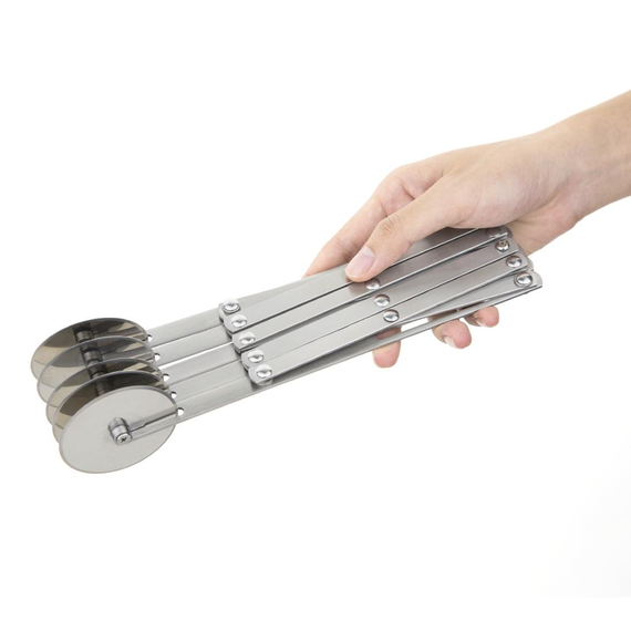 Vogue Ausziehbarer Teigschneider 5 Räder 3 Vogue Ausziehbarer Teigschneider 5 Räder
