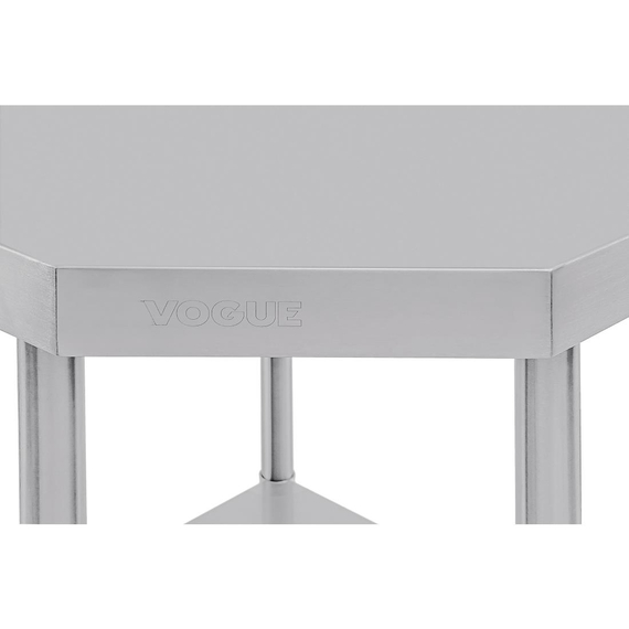 Vogue Arbeitsecktisch mit Aufkantung und Regalboden 80 x 60cm 4 Vogue Arbeitsecktisch mit Aufkantung und Regalboden 80 x 60cm