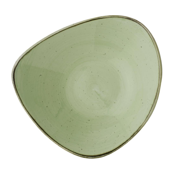 Churchill Stonecast Salbeigrüne Dreieckige Schüssel 235mm (12 Stück) 1 Churchill Stonecast Salbeigrüne Dreieckige Schüssel 235mm (12 Stück)