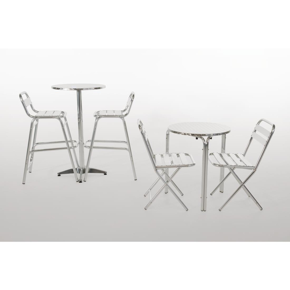 Bolero runder Bistrotisch Edelstahl 3 Beine 60cm 5 Bolero runder Bistrotisch Edelstahl 3 Beine 60cm