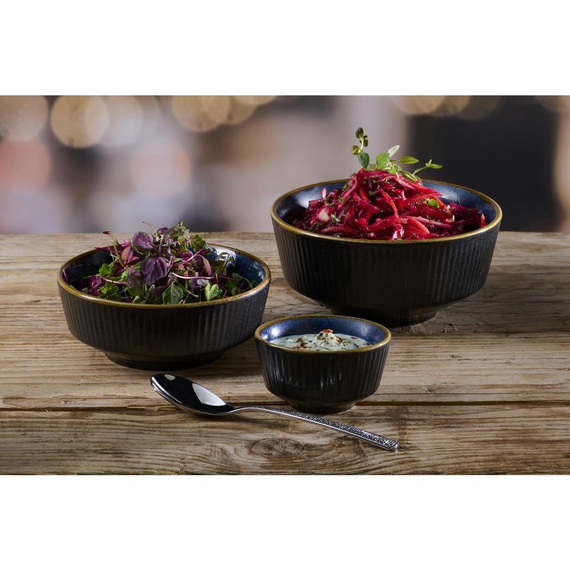 Churchill Nourish Tokyo Schwarzer Kochi-Dip-Topf, 48 x 80 mm, (12 Stück) 2 Churchill Nourish Tokyo Schwarzer Kochi-Dip-Topf, 48 x 80 mm, (12 Stück)