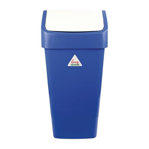 SYR Abfalleimer mit Schwingdeckel blau 50L SYR Abfalleimer mit Schwingdeckel blau 50L