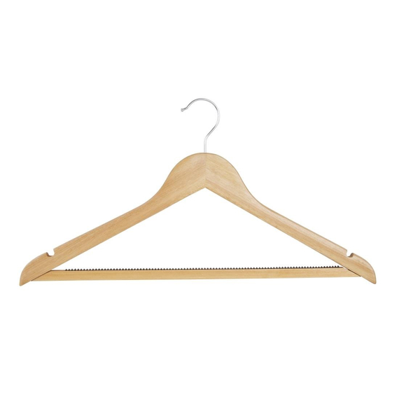 Bolero Natürliche Holzbügel (10er-Pack) Bolero Natürliche Holzbügel (10er-Pack)
