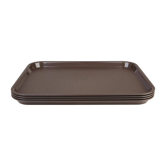 Olympia Kristallon Fast-Food-Tablett braun 34,5 x 26,5cm 3 Olympia Kristallon Fast-Food-Tablett braun 34,5 x 26,5cm