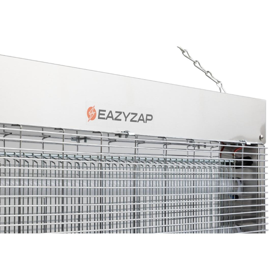 Eazyzap Energieeffizienter Edelstahl-LED-Fliegenkiller 150m² 8 Eazyzap Energieeffizienter Edelstahl-LED-Fliegenkiller 150m²