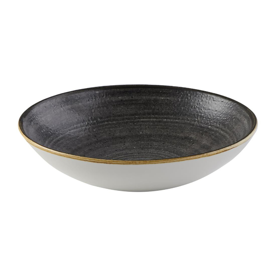 Churchill Stonecast Raw Coupe-Schüsseln, Schwarz, 184 mm (12 Stück) 1 Churchill Stonecast Raw Coupe-Schüsseln, Schwarz, 184 mm (12 Stück)