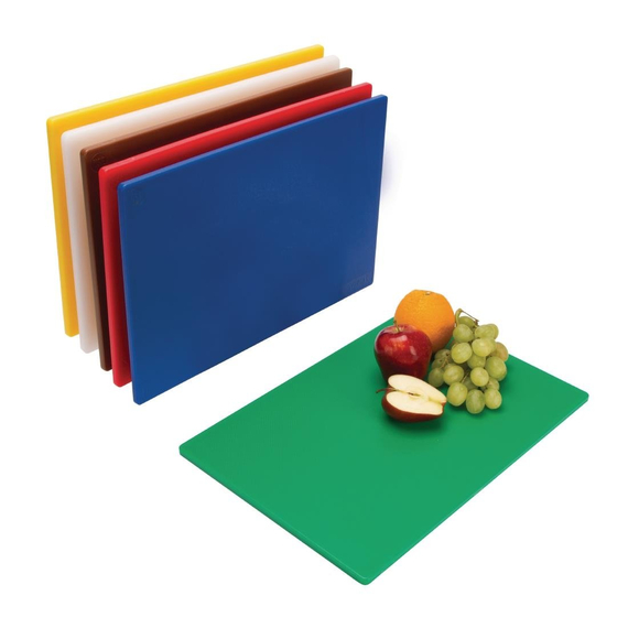 Hygiplas standard Schneidebretter Set mit geringer Dichte (6 Stück) Hygiplas standard Schneidebretter Set mit geringer Dichte (6 Stück)