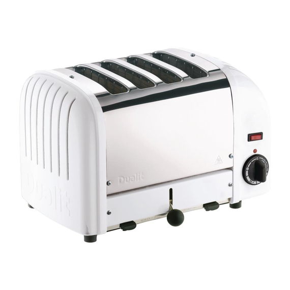 Dualit Toaster 40355 weiß 4 Schlitze 3 Dualit Toaster 40355 weiß 4 Schlitze
