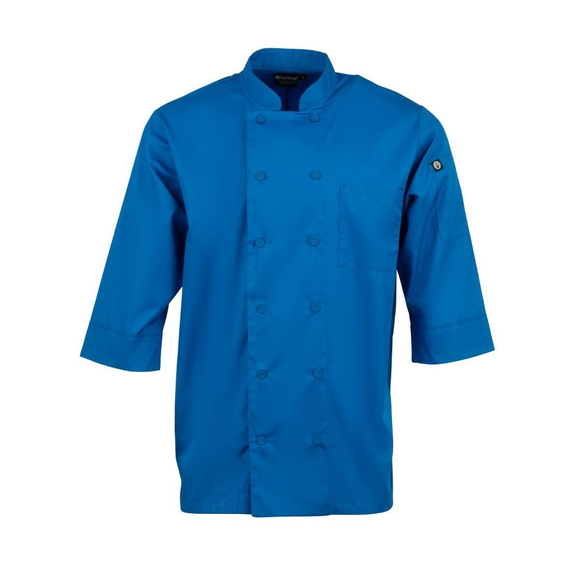 Chef Works Unisex Chefs Jacke Blau L Chef Works Unisex Chefs Jacke Blau L